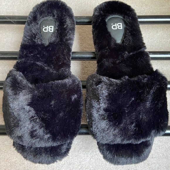 BP Women Livie Fluffy Plush Slippers - BRAND NEW - NWOB - Picture 2 of 8